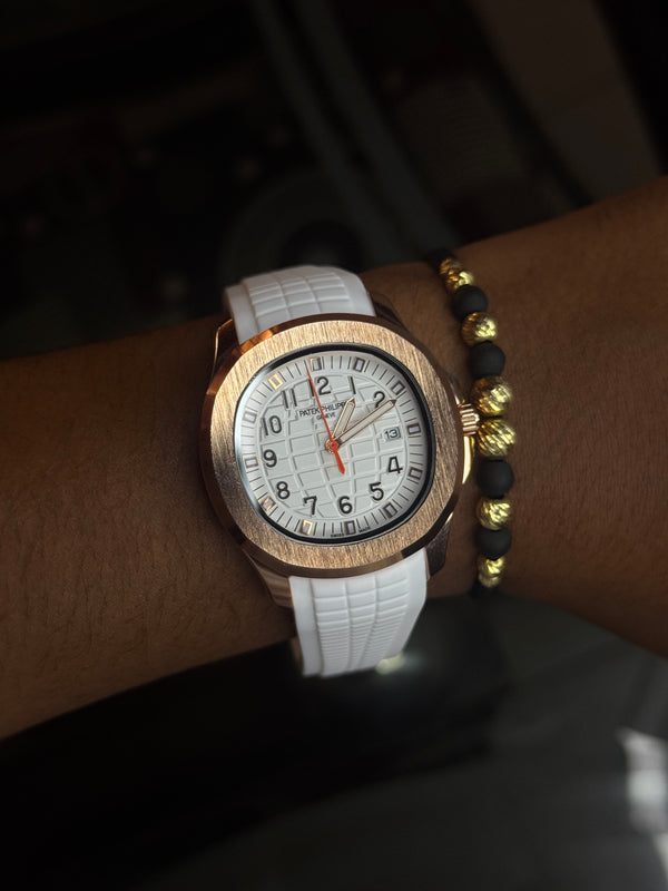 Ptk 2026 Goma Blanca Tablero Blanco Oro Rosa
